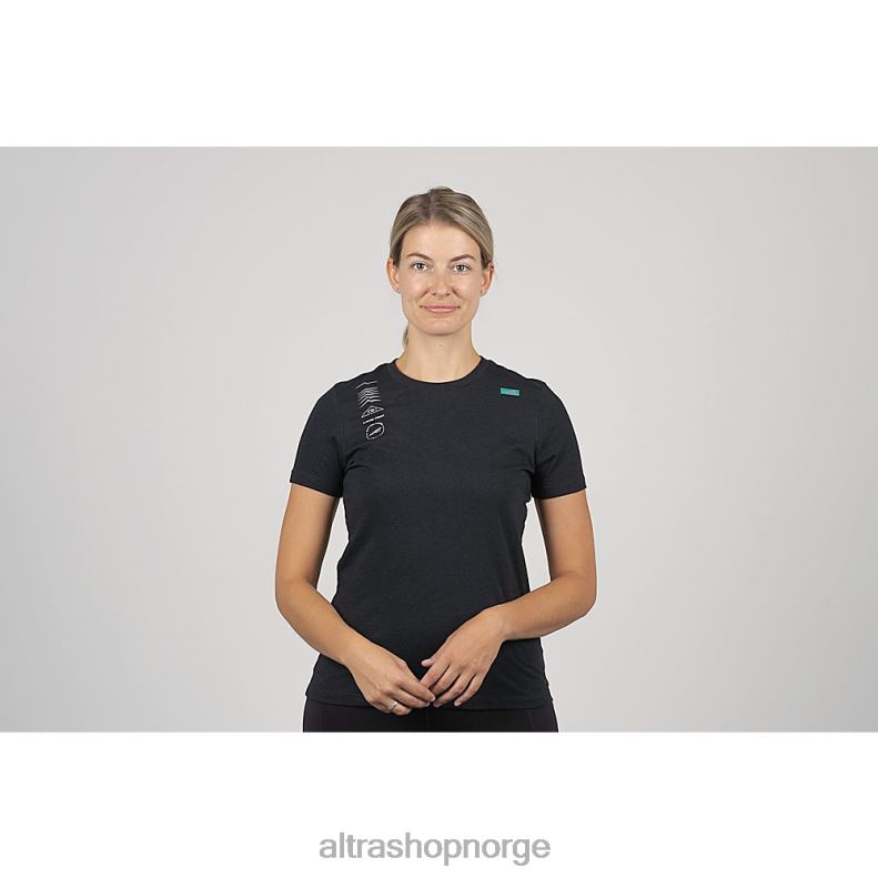 svart topper 0V006149 legende kortermet kvinner Altra