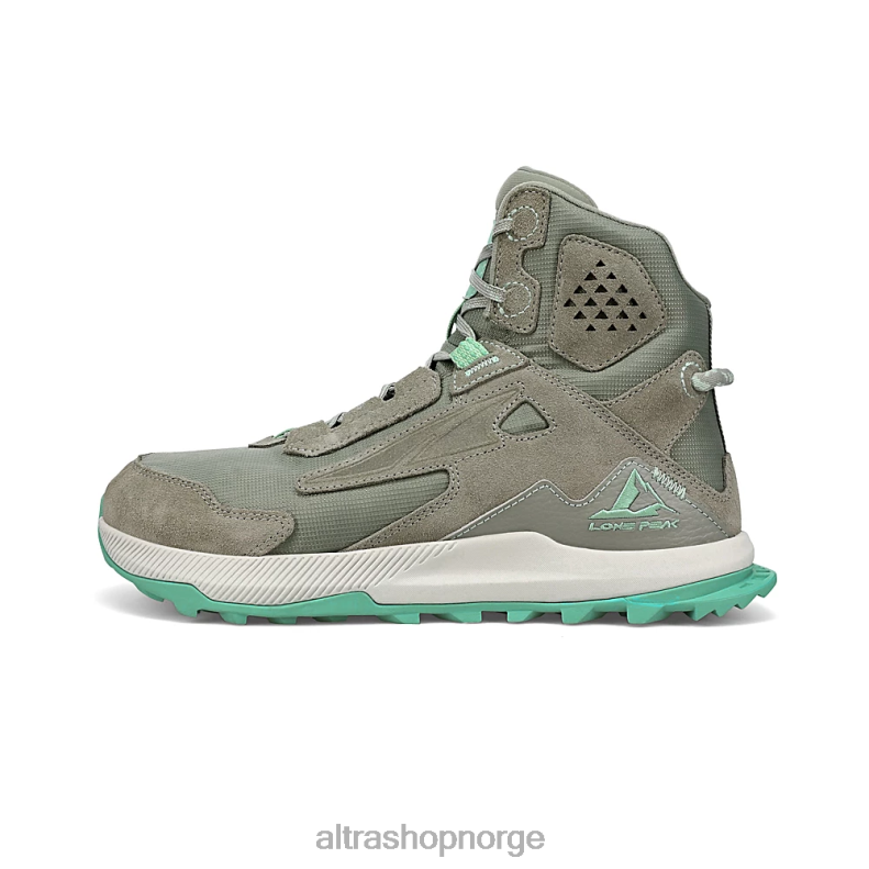grå/grønn sti sko 0V00638 Lone peak hiker 2 kvinner Altra