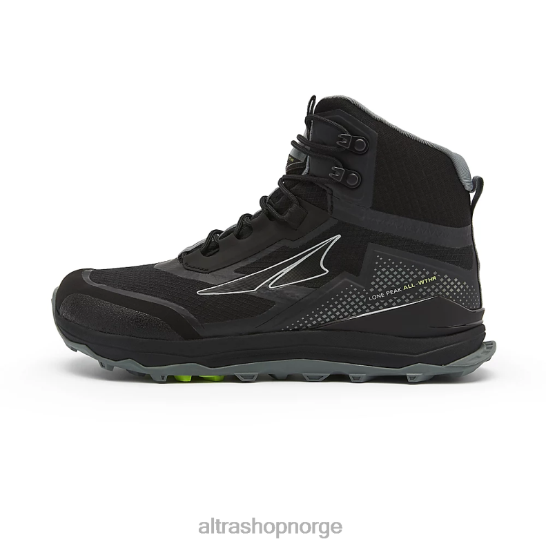 svart sti sko 0V00655 lone peak all-wthr mid kvinner Altra