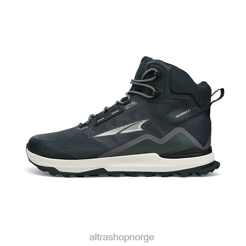svart sti sko 0V006220 lone peak all-wthr mid 2 menn Altra